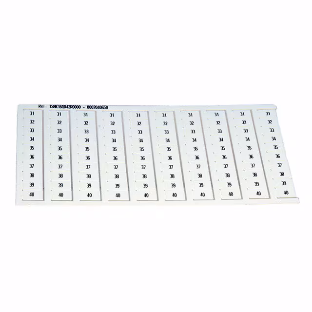 1SNK160042R0000 TE Connectivity ENTRELEC  Bandes de marquage pour borniers